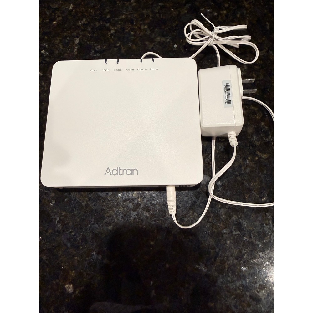 Adtran SDX632v XGSPON ONT Fiber Optic Modem 10GE 2.5GE Voice Port 1287943F1